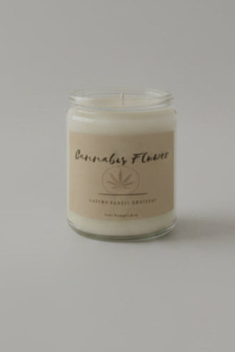 Cannabis Flower Soy Candle